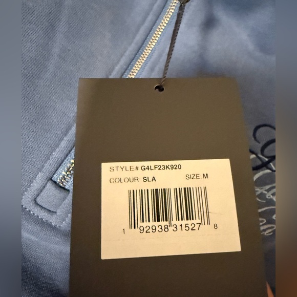 New G/FORE Womens Girls Golf Too French Terry Quarter Zip Golf Pullover Medium - Picture 4 of 4